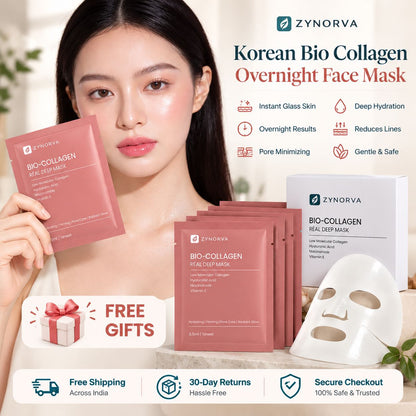 Zynorva Daily Glow Skin Mask – 8 Pcs