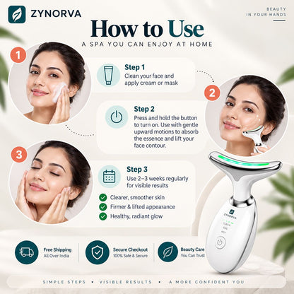 Premium LED Facial & Neck Massager