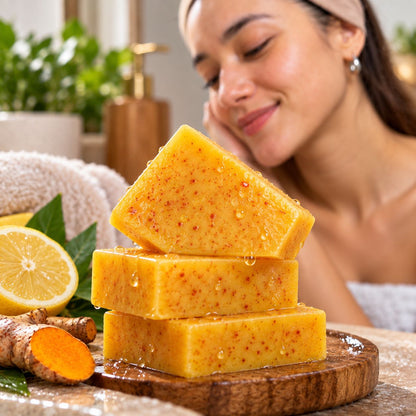 Zynorva™ Dark Spot Soap Bar – Turmeric & Kojic – 3 Pc