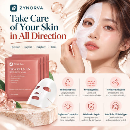 Zynorva Daily Glow Skin Mask – 8 Pcs