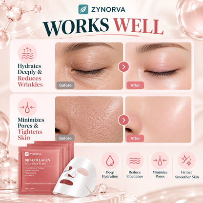 Zynorva Daily Glow Skin Mask – 8 Pcs